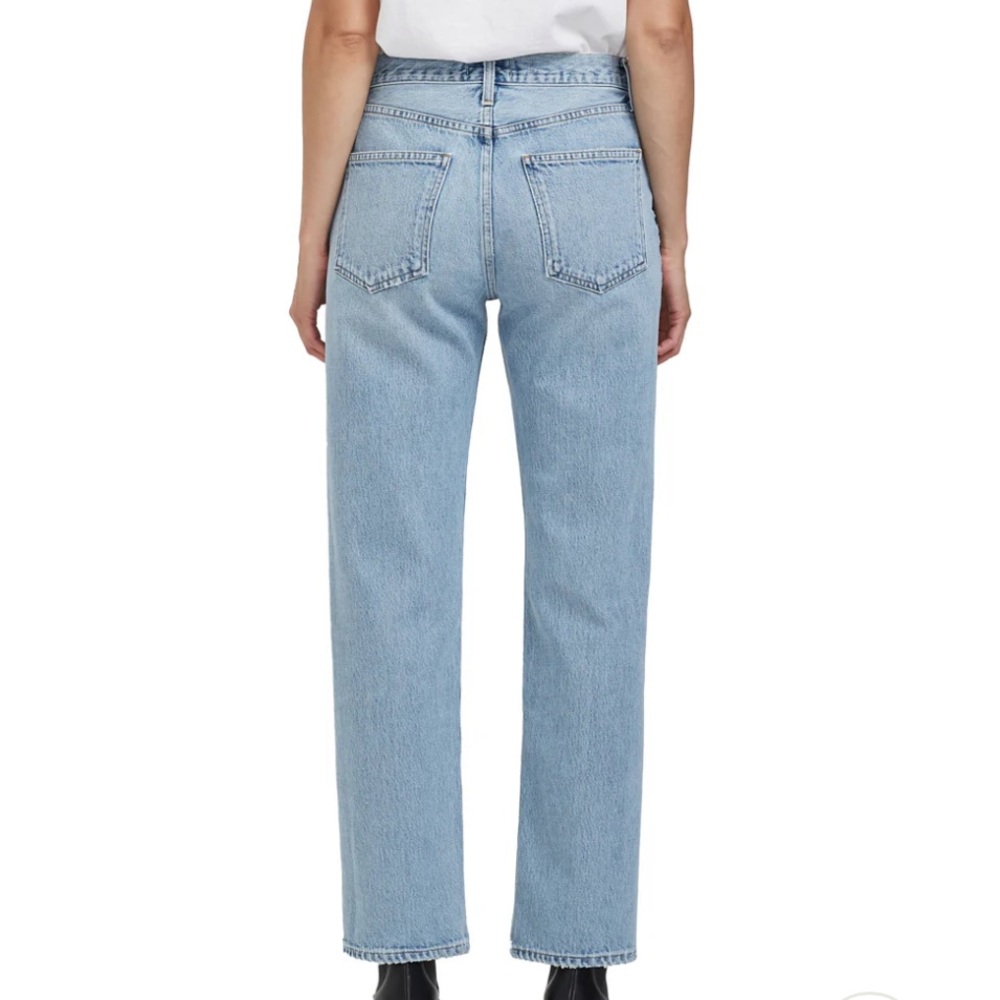 Agolde Lana Mid Rise Straight Jeans - Picture 8 of 8